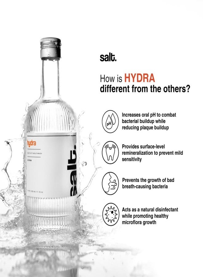 Salt. Oral Care Refresh & Revive Mouthwash Combo | Hydra & Savant Mouthwash Alcohol-Free Oral Rinse | Fights Sensitivity, Plaque & Cavities | Enriched with Pomegranate, Sage & Ginseng Extracts | 330ml Each - Image 3