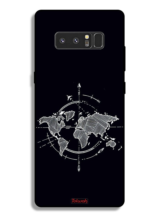 Samsung Galaxy Note 8 Protective Case Cover Compass Art