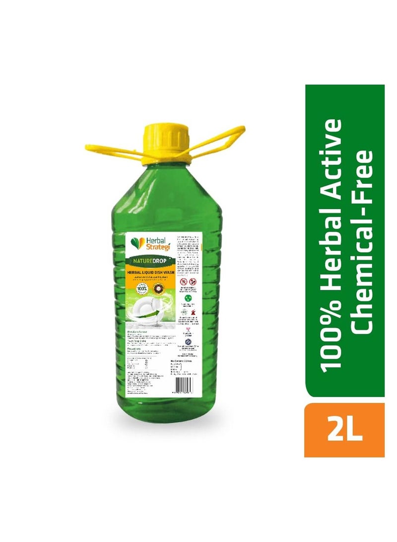 Herbal Strategi Herbal Strategi STRATEGI Herbal Liquid Dish Wash Refill 2 L - Image 3