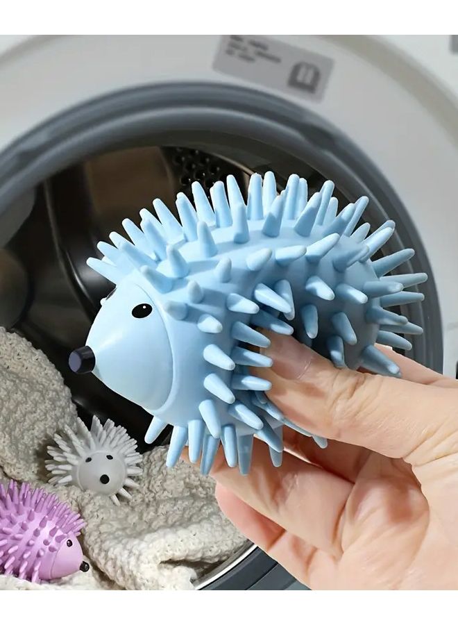 3pcs Reusable Hedgehog Laundry Balls Anti Tangling Wrinkle Free Random Color - Image 4