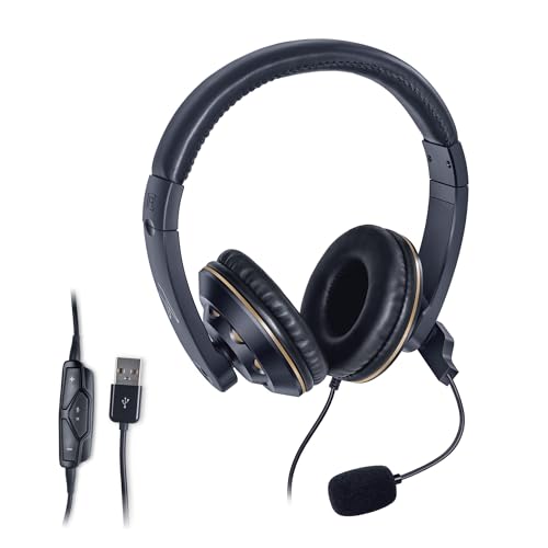 FINGERS USB-Tonic H9 Wired On-Ear Headset with Adjustable Mic - Image 1
