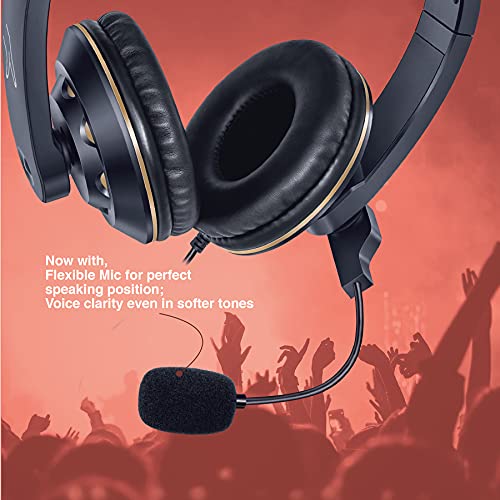 FINGERS USB-Tonic H9 Wired On-Ear Headset with Adjustable Mic - Image 3