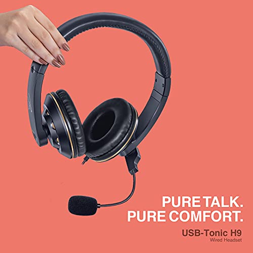 FINGERS USB-Tonic H9 Wired On-Ear Headset with Adjustable Mic - Image 2