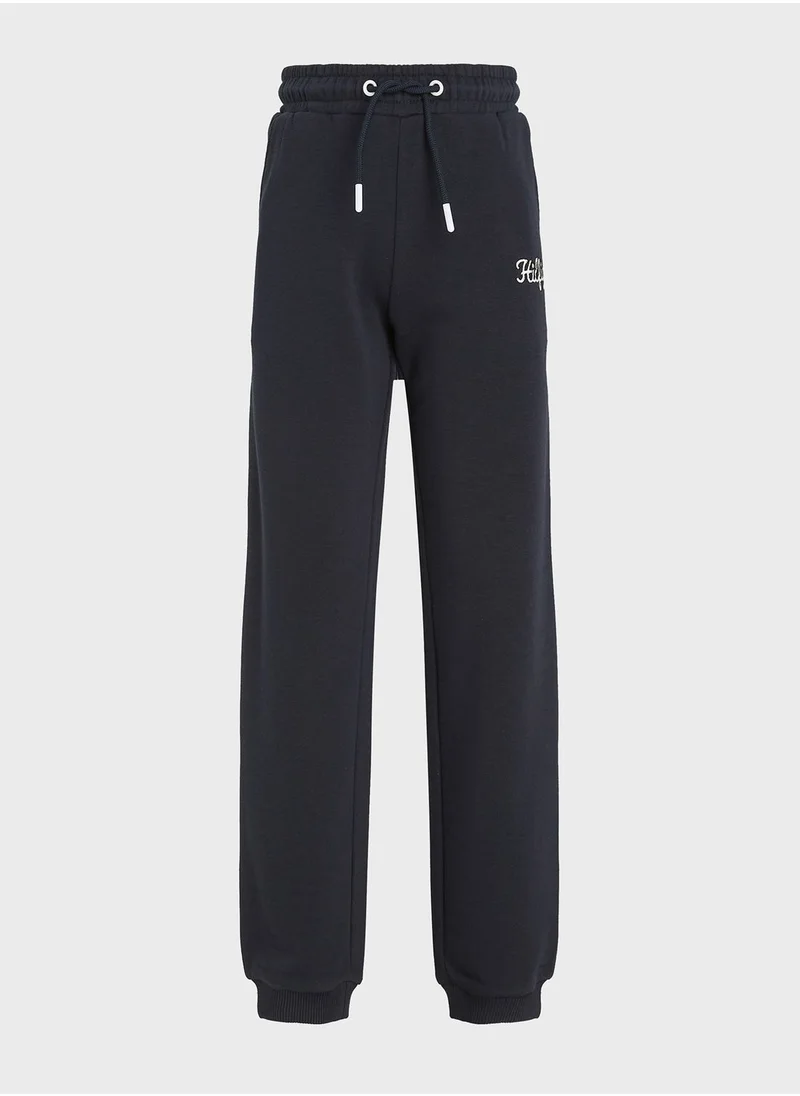 TOMMY HILFIGER Kids Embroidered Sweatpants