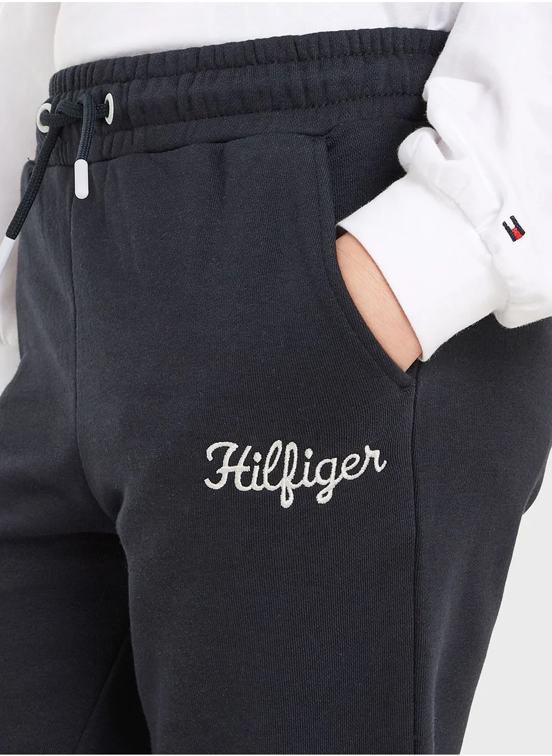 TOMMY HILFIGER Kids Embroidered Sweatpants