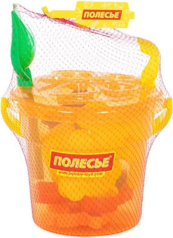 Maxi Round 9 Piece Bucket - POL-3413-ORANGE
