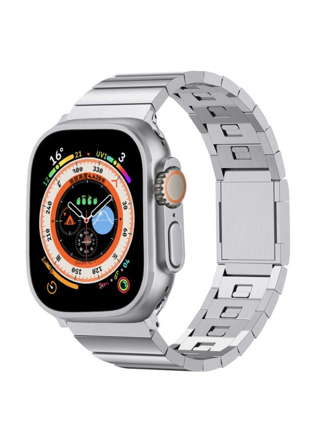 New Applicable Apple Watch Ultra Magnetic Buckle Metal Strap 49mm Detachable Stainless Steel Strap For Apple Watch - Image 5