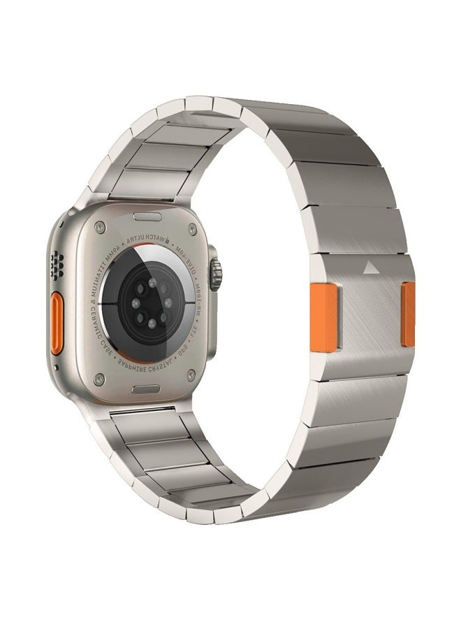 New Applicable Apple Watch Ultra Magnetic Buckle Metal Strap 49mm Detachable Stainless Steel Strap For Apple Watch - Image 3