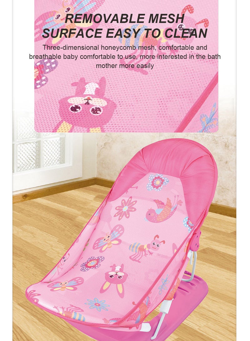 MaBaby Baby Bath Chair with Pillow/Pink /Non-functional, Age Standard 0+, Load Capacity 9kg - Image 4