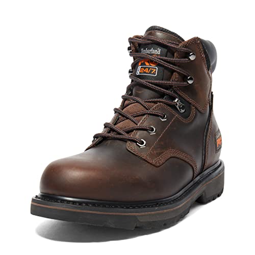 Timberland PRO Men's Pit Boss 6 Inch Soft Toe Industrial Work Boot, Brown-2024 New, 7.5 - Image 1