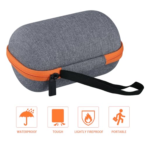 co2CREA Hard Travel Case Replacement for Ultimate Ears WONDERBOOM 4 WONDERBOOM Play WONDERBOOM 3 WONDERBOOM 2 Small Portable Wireless Bluetooth Speaker (Crushed Ice Grey Case) - Image 4