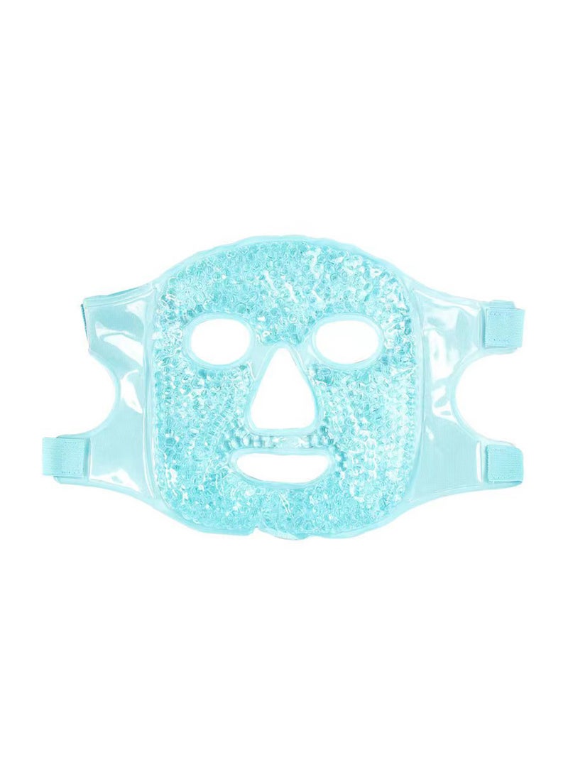 قناع الوجه بكريات الهلام للعلاج بالحرارة والبرودة - اللون السماوي - Image 1