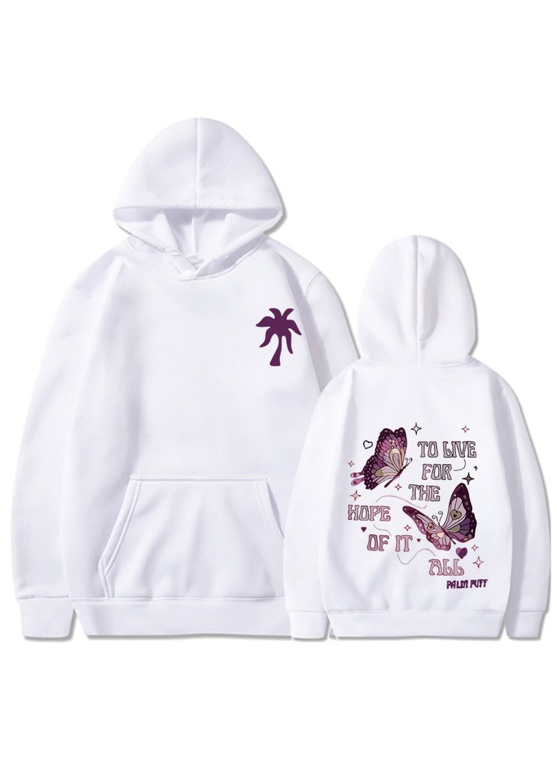 KUYING 2024 Women's Velvet Printed Hoodie 