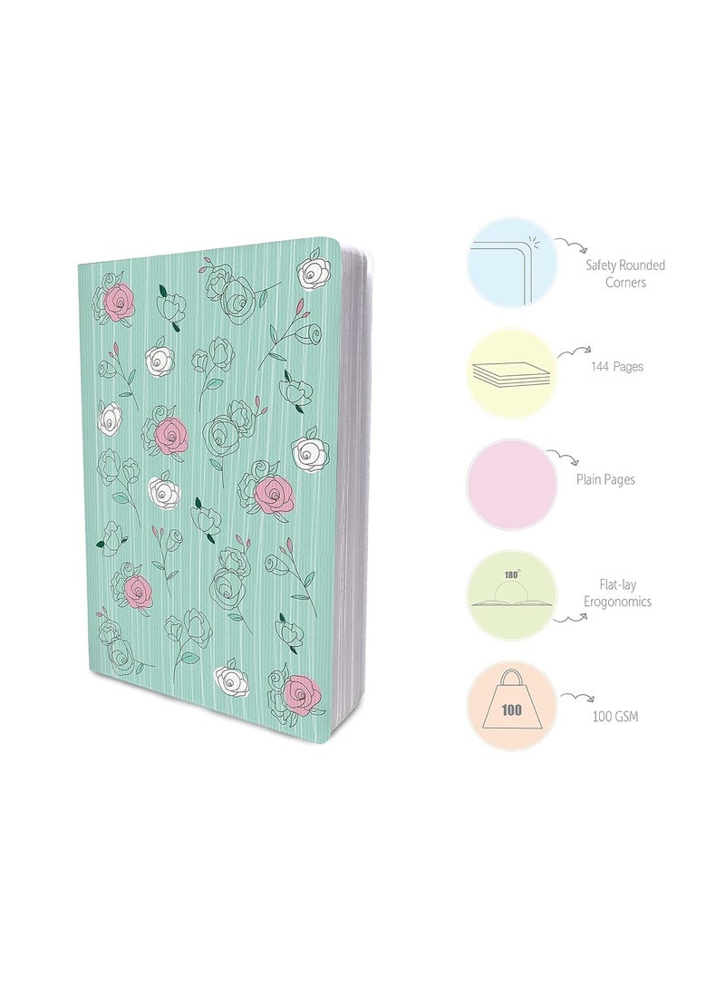 FACTOR NOTES A5 Size Plain Notebook 100gsm Thickness 144 Pages  - Image 2