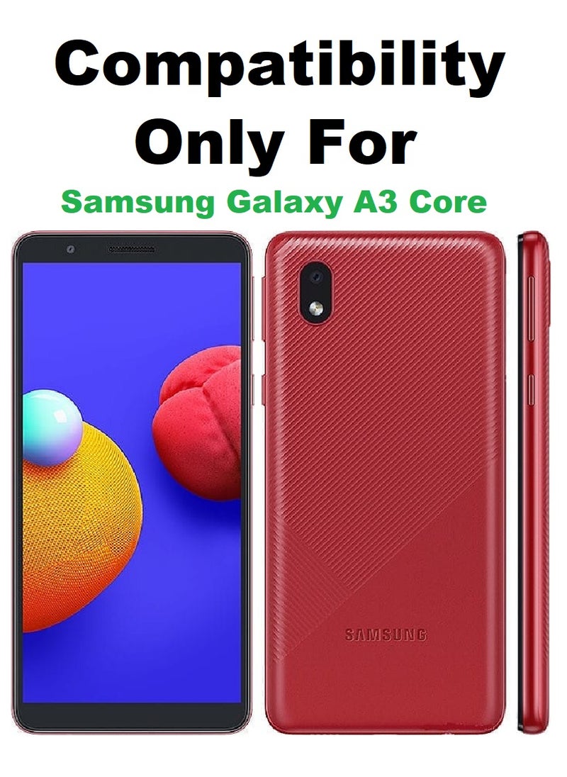 Super - Tempered Glass Screen Protector 5D Designed For Samsung Galaxy A3 Core Full Glue Edge to Edge Full Screen Coverage And Bubble Free - Image 1