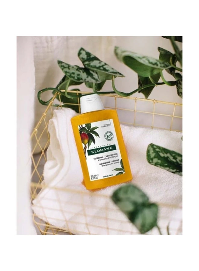 Klorane Mango Butter Nourishing Shampoo 100ml - Image 4