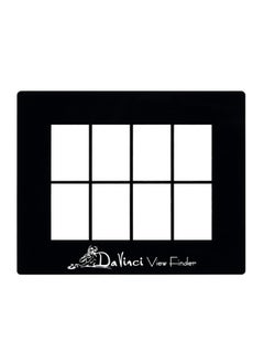 Davinci Artist Viewfinder 3 X 4 Viewfinder For Drawing Allows Scene Or Object In Eight Sections