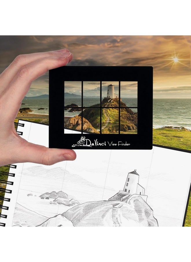 Creative Mark - Davinci Artist Viewfinder 3 X 4 Viewfinder For Drawing Allows Scene Or Object In Eight Sections - Image 1
