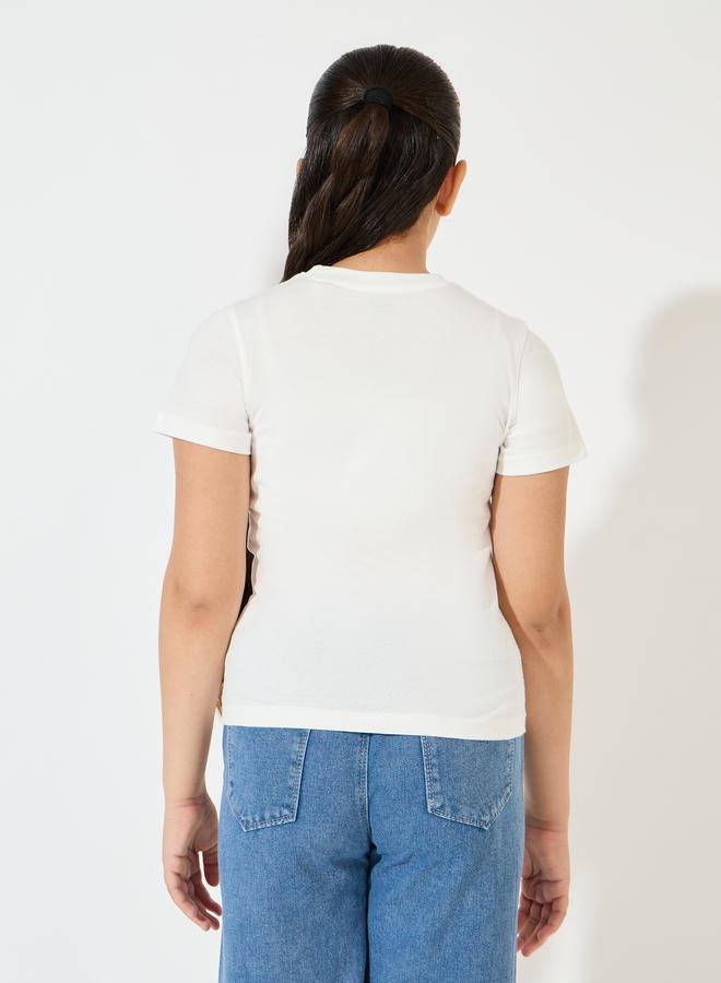 Styli Basic Round Neck T-Shirt - Image 4