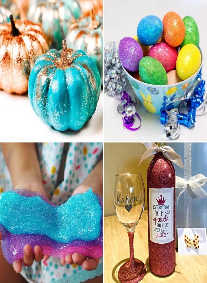 تورك مسحوق جليتر ناعم بلون أرجواني متقزح من TORC، 4 أونصات، مثالي للأكواب، والحرف اليدوية الراتنجية، والسلايم، ومستحضرات التجميل، وطلاء الأظافر، وتزيين المهرجانات. - Image 5