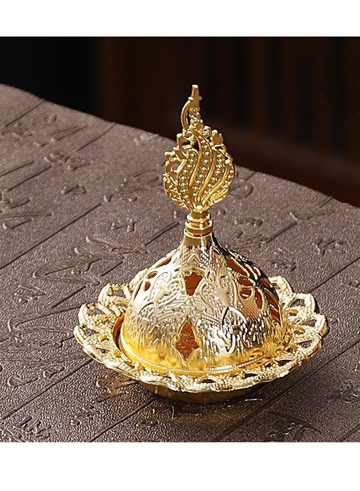 Nariele Portable Metal Alloy Tower Incense Burner  Incense Burner