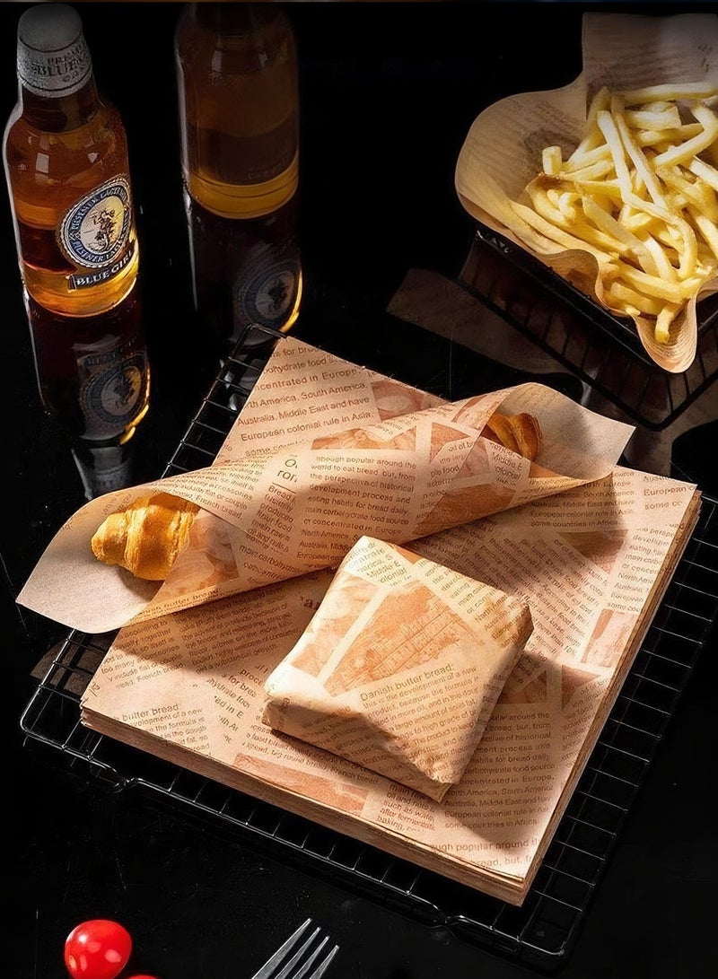 500Pcs 18*18cm In Unbleached Parchment Paper for Baking, Precut Parchment Paper Sheets, Heavy Duty Flat Baking Paper, Half Sheet Baking Sheets for Baking Cookies, Cooking, Air Fryer, Oven - Image 4