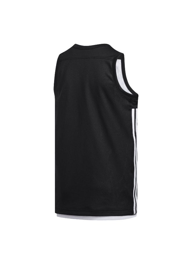 Adidas adidas 3G Spee Rev Jrs Black Basketball Jerseys 0-3M  - Image 3