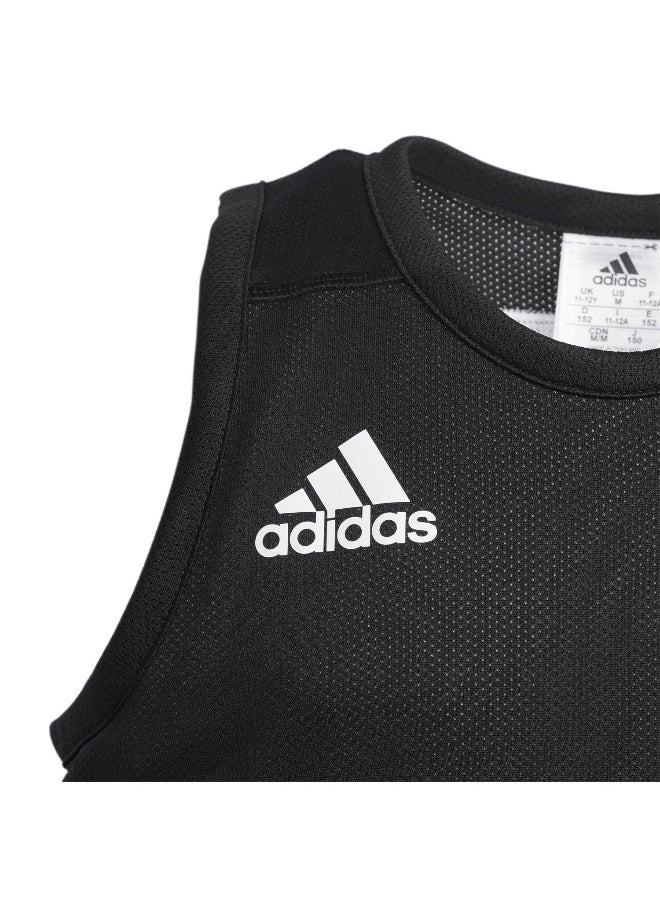 Adidas adidas 3G Spee Rev Jrs Black Basketball Jerseys 0-3M  - Image 4