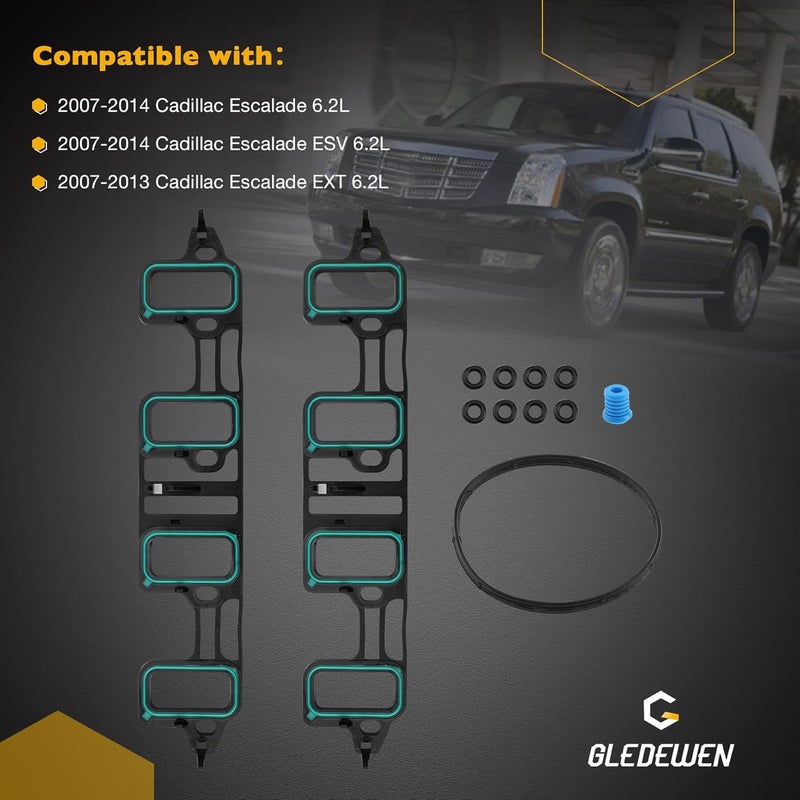 Gledewen Intake Manifold Gasket Set for Chevrolet, GMC, and Cadillac 6.0L 6.2L Engines - Image 4