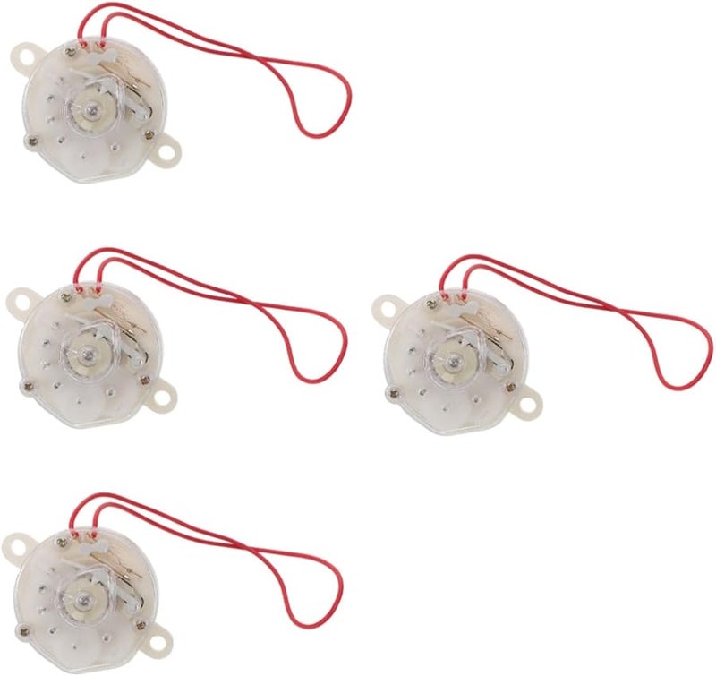 Jojofuny 4Pcs White Mechanical Fan Control Timer For Desk And Wall Fans Easy Usage - Image 2