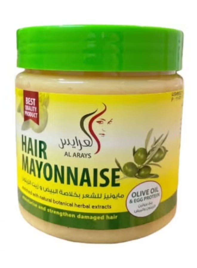 Hair Mayonnaise with Egg Extract and Olive Oil - 500 ml