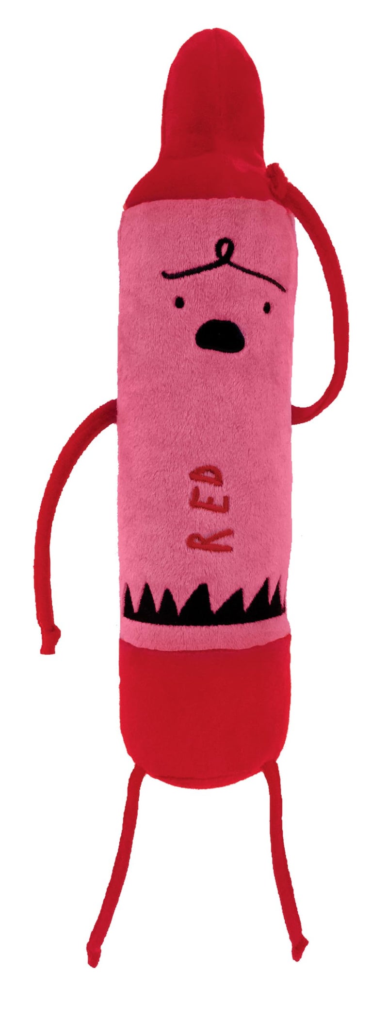 MerryMakers The Day the Crayons Quit Red Soft Plush Crayon Toy 12Inch from Drew Daywalt and Oliver Jeffers The Day the Crayons Quit Book Series - Image 2