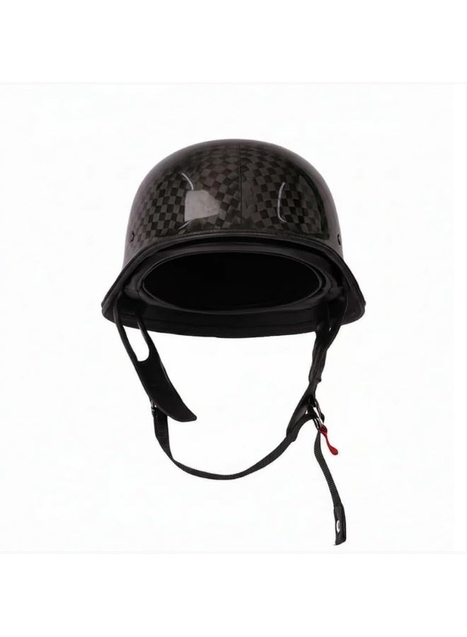Lightweight German Carbon Fiber Skull Cap Helmet - Image 3