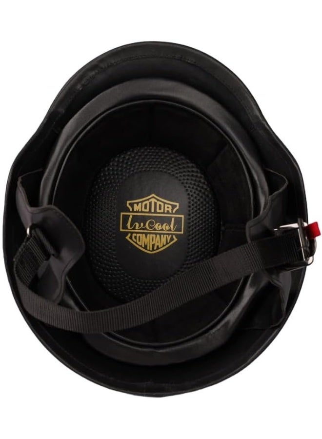 Lightweight German Carbon Fiber Skull Cap Helmet - Image 4