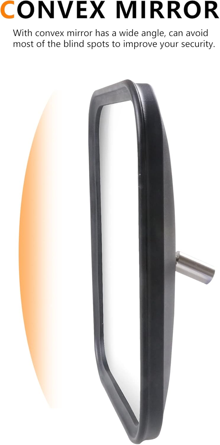 RERPRO Doors Off Mirrors for 2007-2025 Jeep Wrangler JK JL 4XE Gladiator JT - Durable Aluminum Side Rear View Mirror Accessories - Image 4