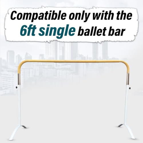 Artan Balance Extension 6Ft Single Bar Curved Ballet Barre 252Ft This is Extension ONLY not The Barre Itself It Will not Work if Purchased Separately Without Ballet Barre 6Ft - Image 3