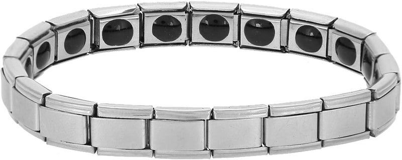klarako Titanium Bracelet, Simple Style Unisex Titanium Steel Bracelet Wristband Jewelry Bangle For Health Energy,Reduce Fatigue And Tension - Image 1