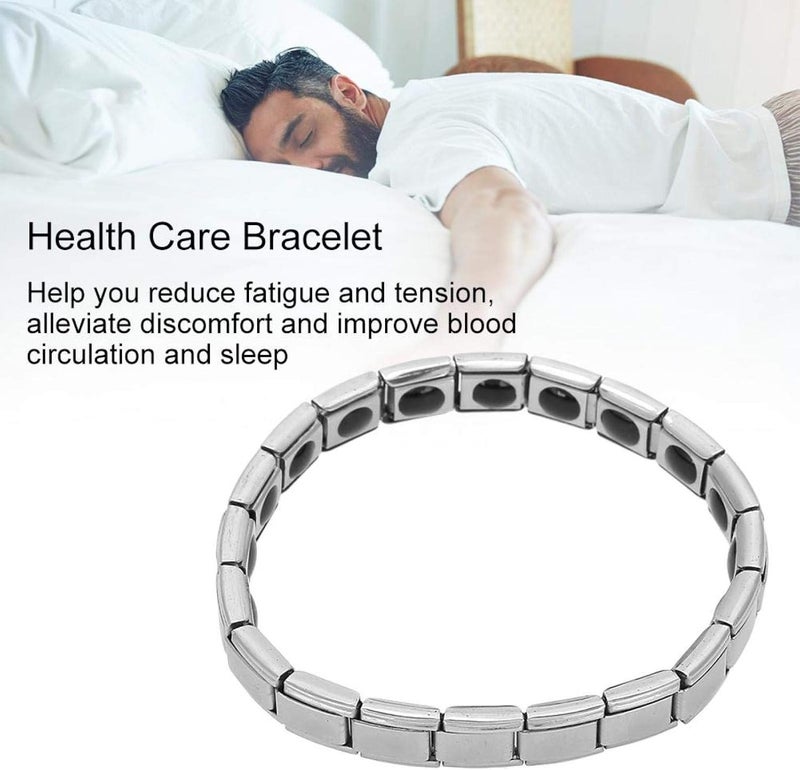klarako Titanium Bracelet, Simple Style Unisex Titanium Steel Bracelet Wristband Jewelry Bangle For Health Energy,Reduce Fatigue And Tension - Image 5