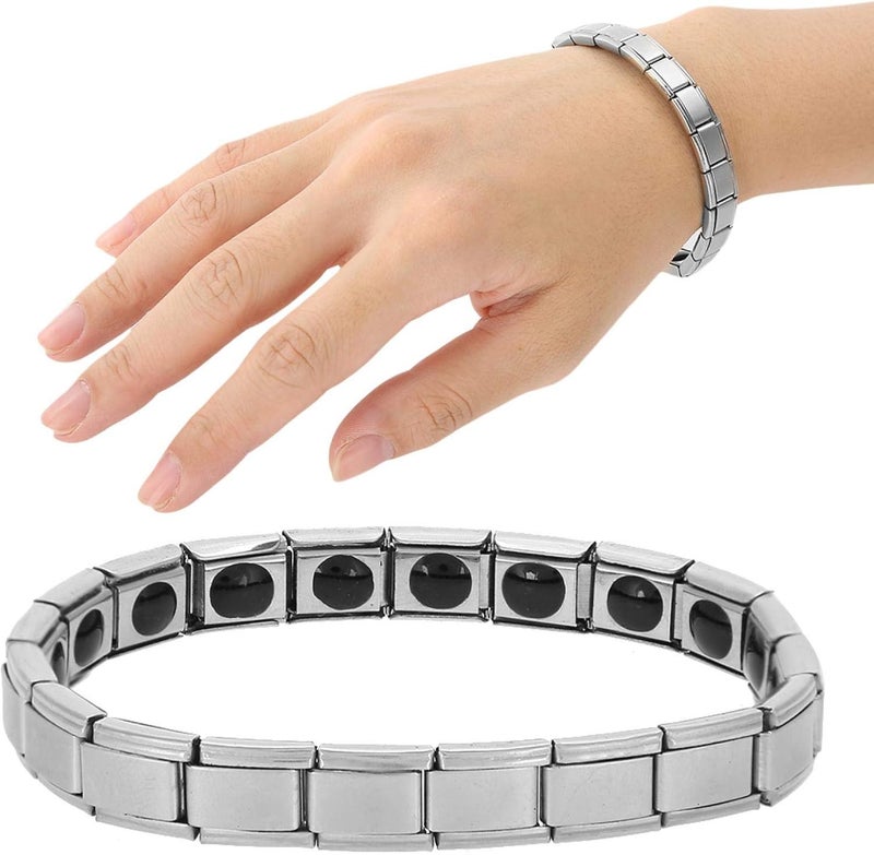 klarako Titanium Bracelet, Simple Style Unisex Titanium Steel Bracelet Wristband Jewelry Bangle For Health Energy,Reduce Fatigue And Tension - Image 2