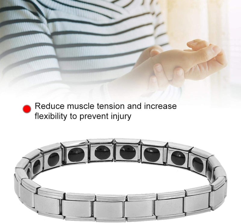 klarako Titanium Bracelet, Simple Style Unisex Titanium Steel Bracelet Wristband Jewelry Bangle For Health Energy,Reduce Fatigue And Tension - Image 4