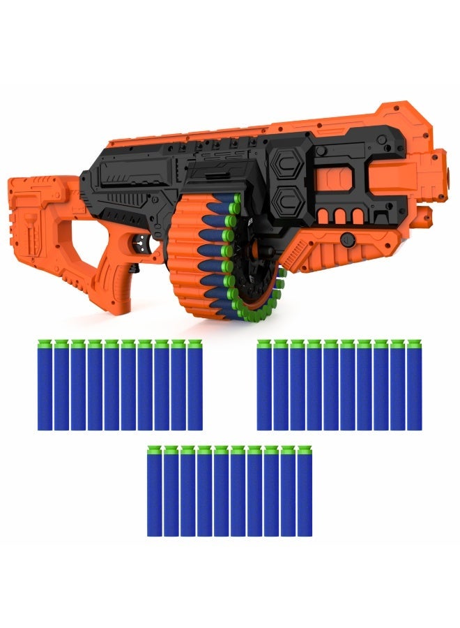 Chanak Street viper big blaster motorized dart gun toy including 30 soft foam bullet darts, 60-foot firing range, rechargeable electric battery design with high capacity magazine for boys girls, above 5+ age (color as per availability) - Image 2