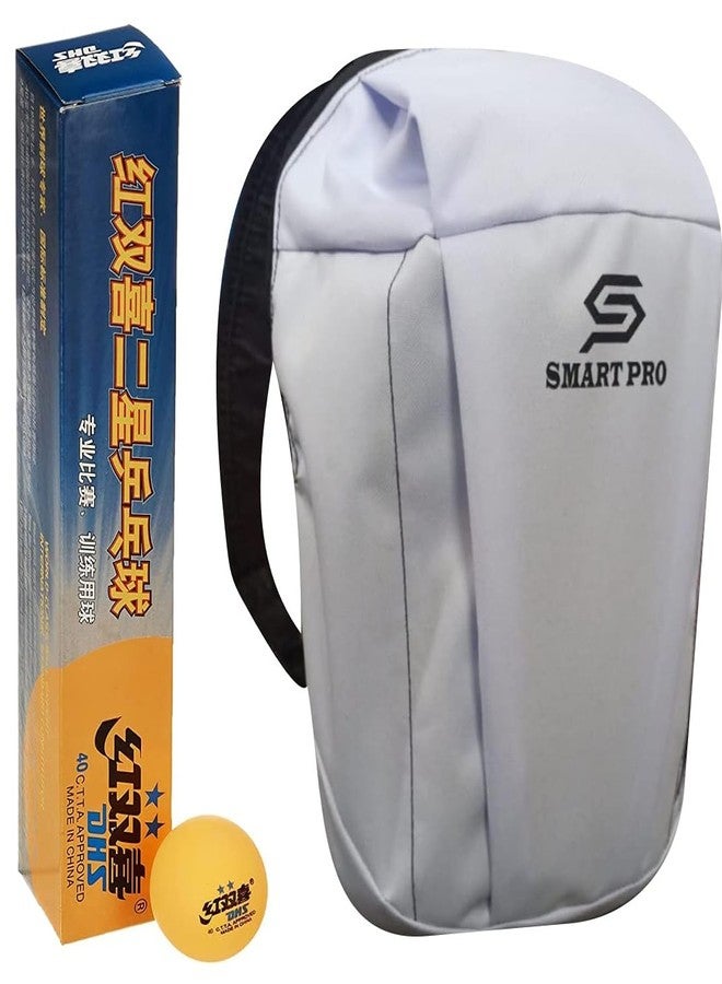 DHS TT Ball 40MM 2 Star Orange (6 Pcs Box) 72 PCS with Smart PRO TT Special Cover Speed Ocean - Image 1