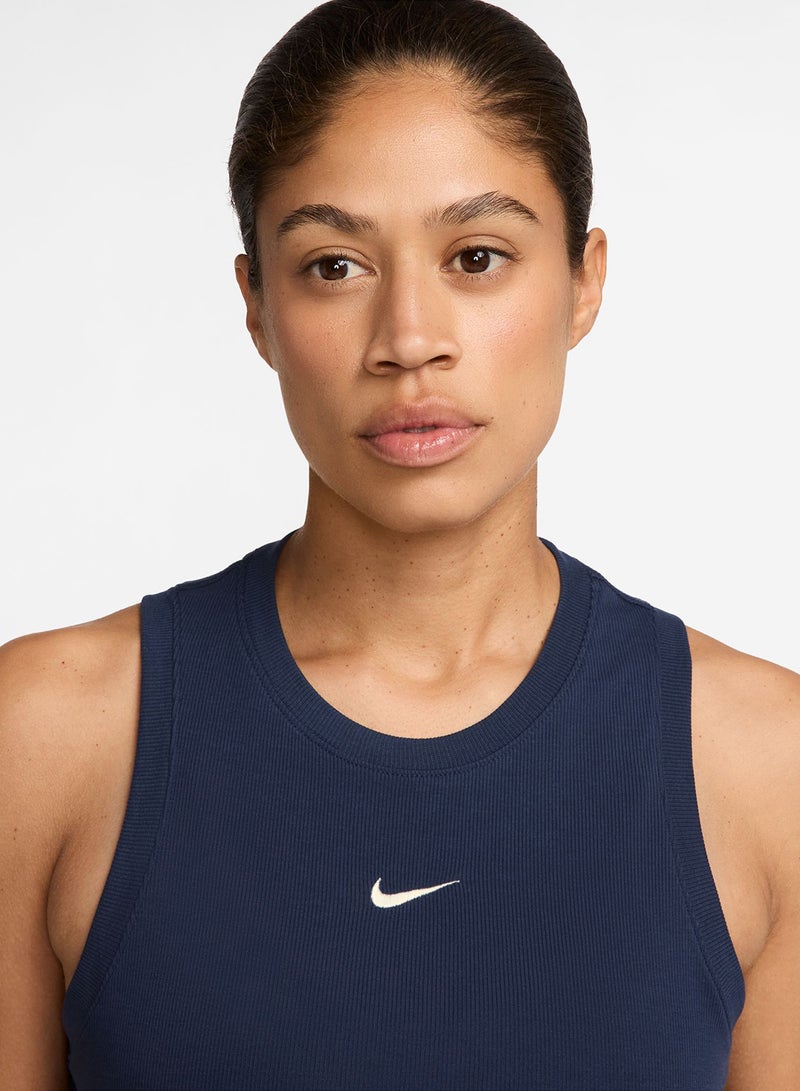 Nike Nsw Essential Ribbed Crop Tank - Image 3