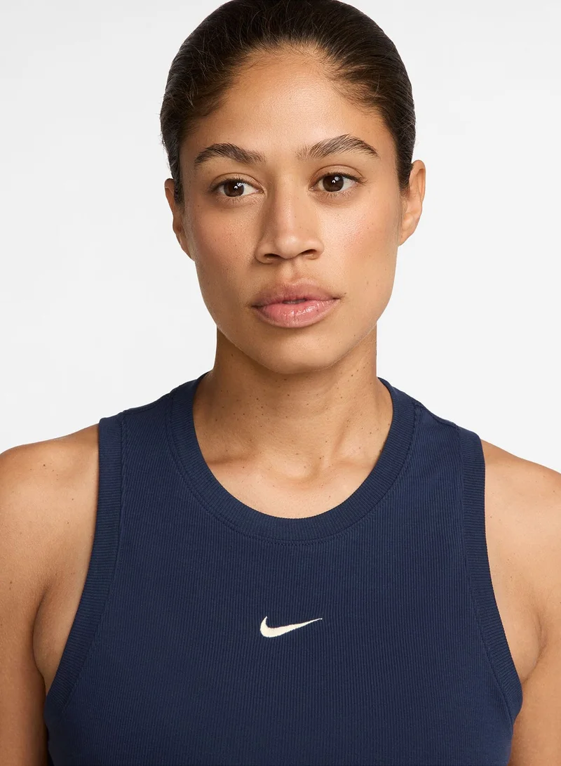 Nike Nsw Essential Ribbed Crop Tank
