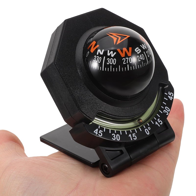 Foldable High Precision Car Compass Ball with Clinometer for Vehicle Boat Marine Navigation - Image 4