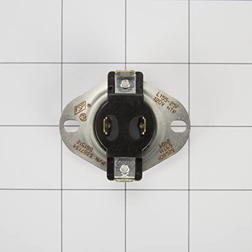 Whirlpool WP3387134 OEM Top Load Dryer Cycling Thermostat - Image 3