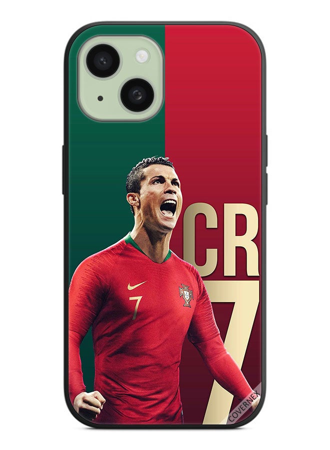 Covernex غطاء حماية لهاتف Apple iPhone 15 Plus مجموعة كريستيانو رونالدو لفريق البرتغال - Image 1