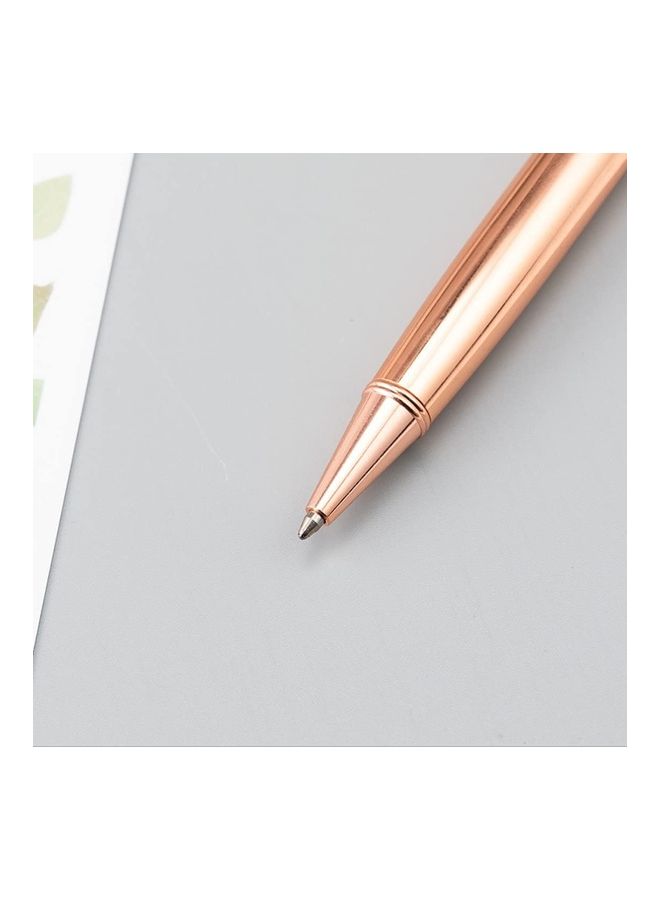Metal Touch Screen Stylus Office Ballpoint Pen Rose Gold - Image 2