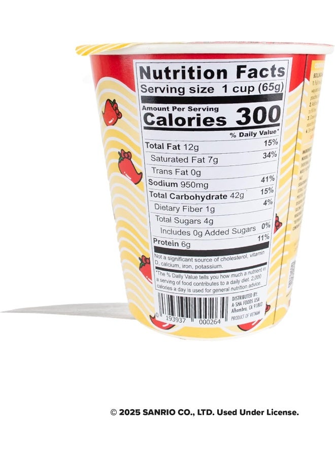 Prince Katsu Hello Kitty Spicy Noodle Soup 6-Pack - Image 2