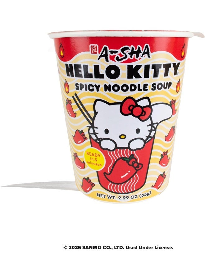 Prince Katsu Hello Kitty Spicy Noodle Soup 6-Pack - Image 3